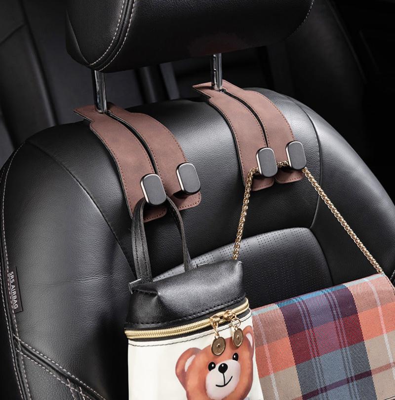 Car Seat Back Storage Hook - Double Hook Holder for Convenient Storage