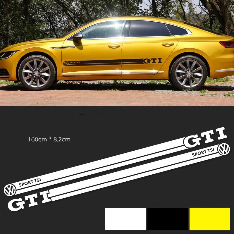 Universal Racing Stripes Decal for a Sporty Look