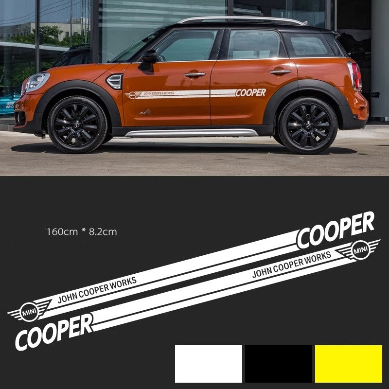 Universal Racing Stripes Decal for a Sporty Look