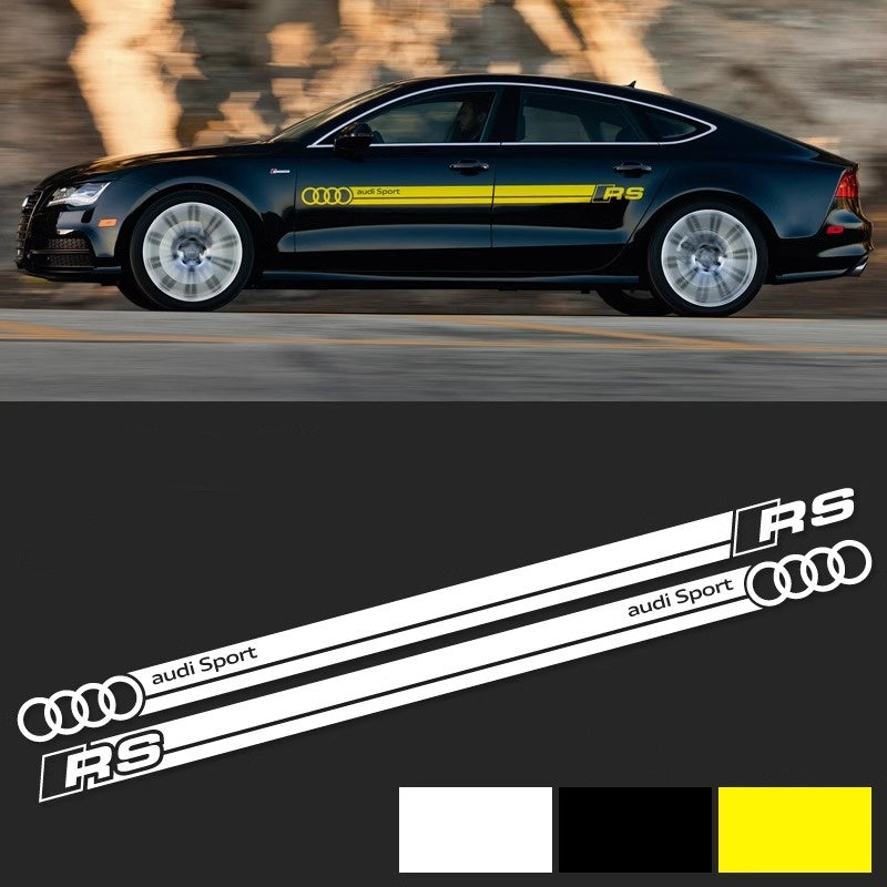 Universal Racing Stripes Decal for a Sporty Look