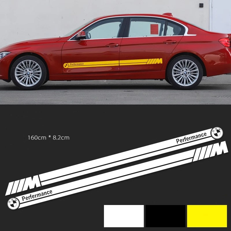 Universal Racing Stripes Decal for a Sporty Look