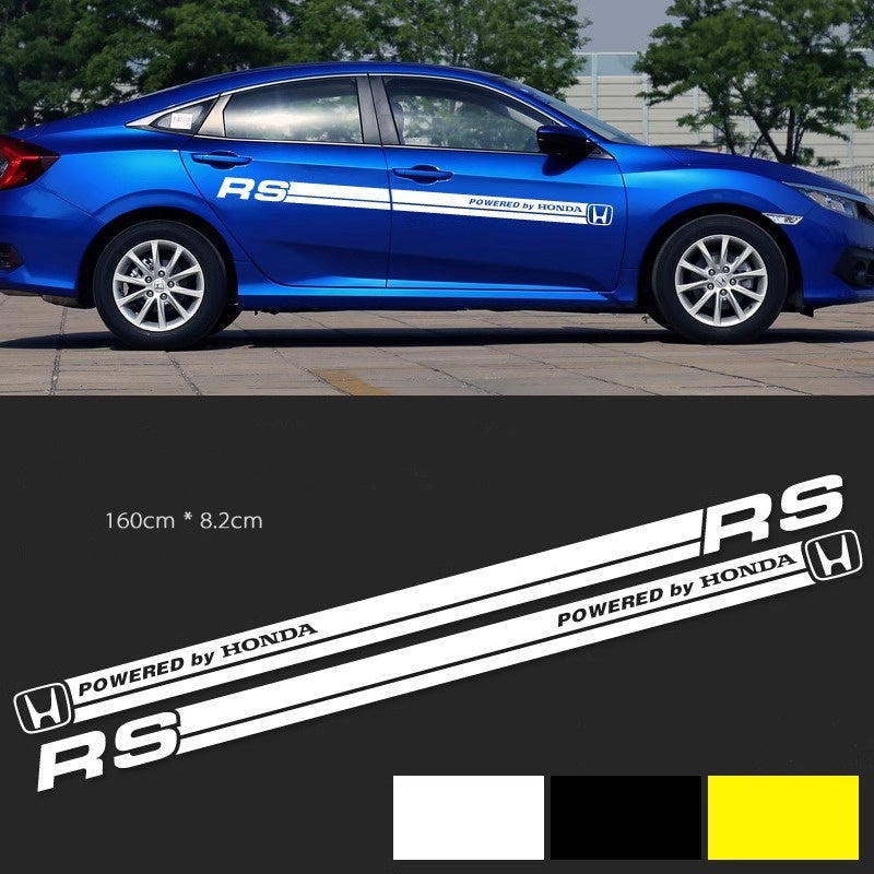 Universal Racing Stripes Decal for a Sporty Look