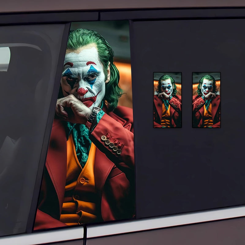 Joker Graffiti B-Pillar Car Decal – Bold & Eye-Catching