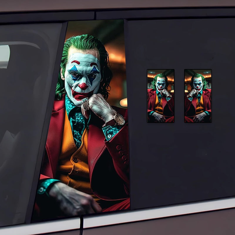 Joker Graffiti B-Pillar Car Decal – Bold & Eye-Catching