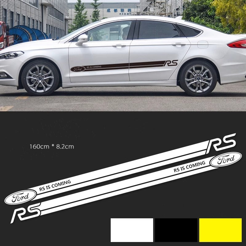 Universal Racing Stripes Decal for a Sporty Look