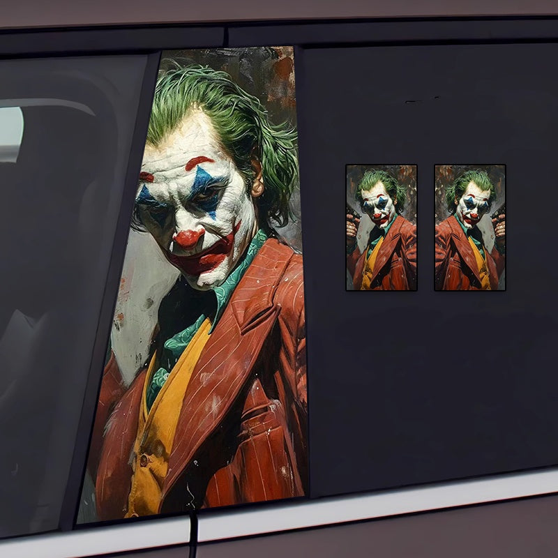 Joker Graffiti B-Pillar Car Decal – Bold & Eye-Catching