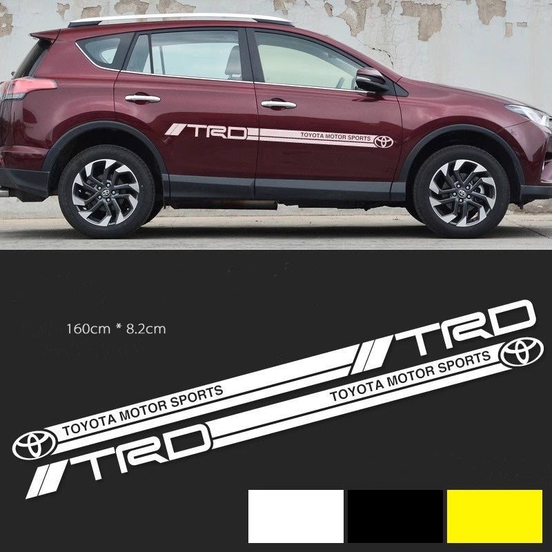 Universal Racing Stripes Decal for a Sporty Look