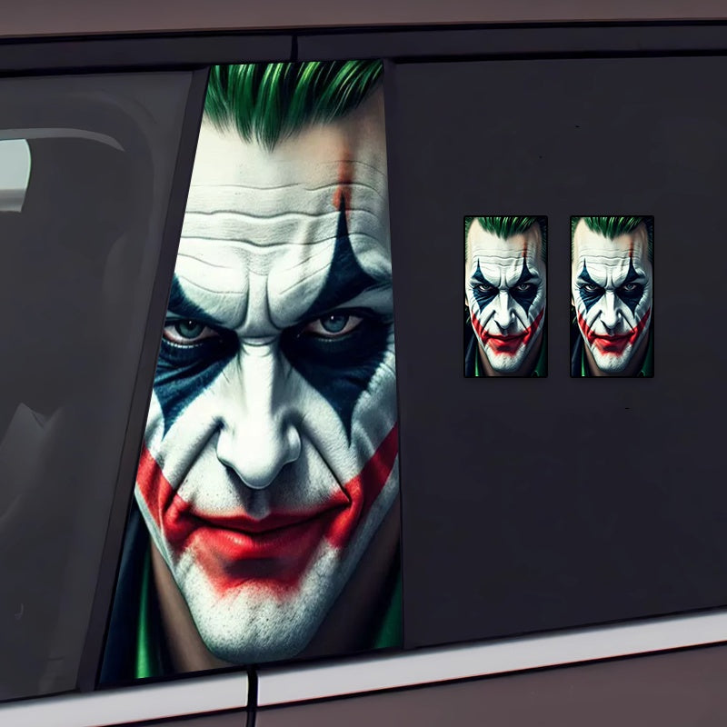 Joker Graffiti B-Pillar Car Decal – Bold & Eye-Catching