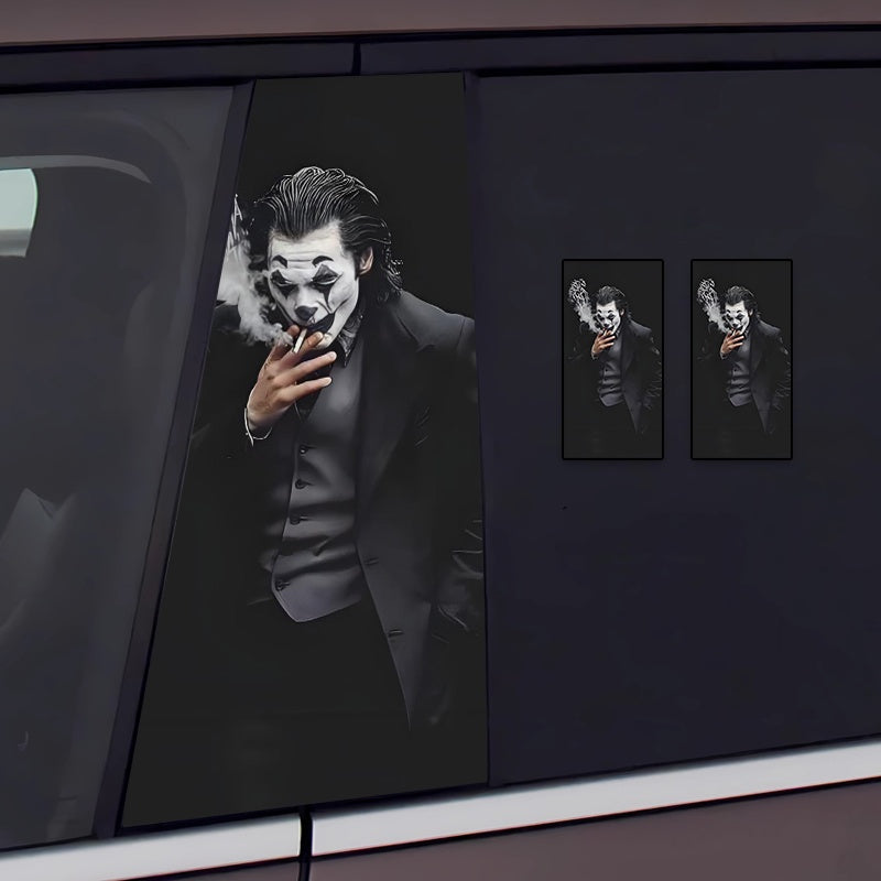 Joker Graffiti B-Pillar Car Decal – Bold & Eye-Catching