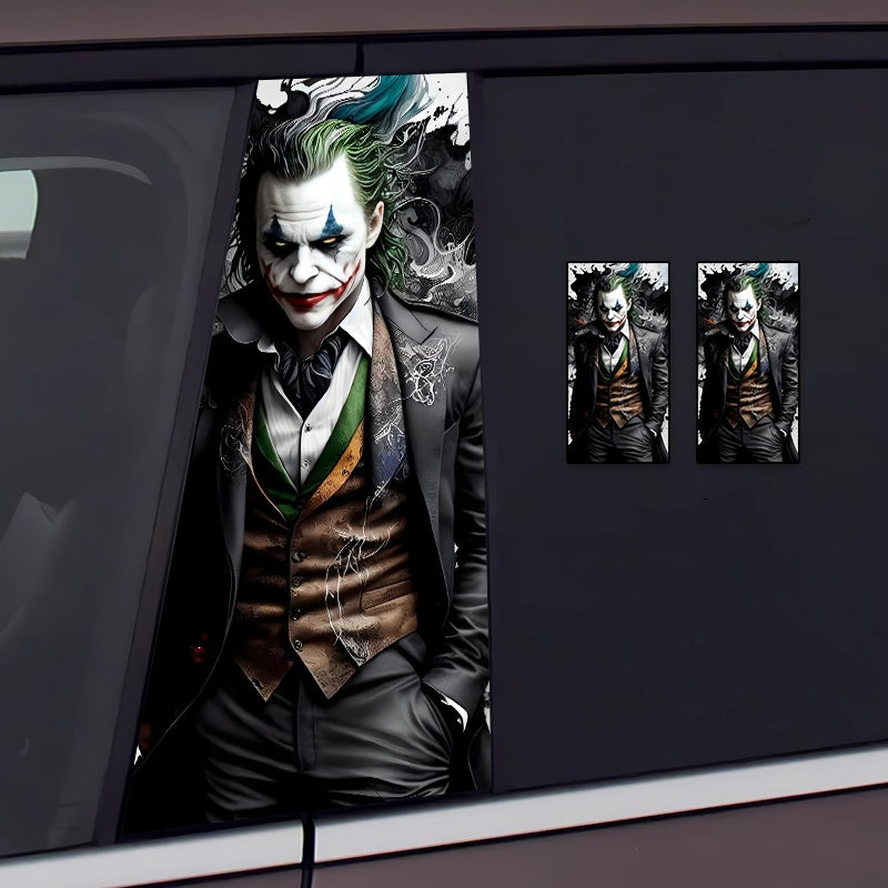 Joker Graffiti B-Pillar Car Decal – Bold & Eye-Catching